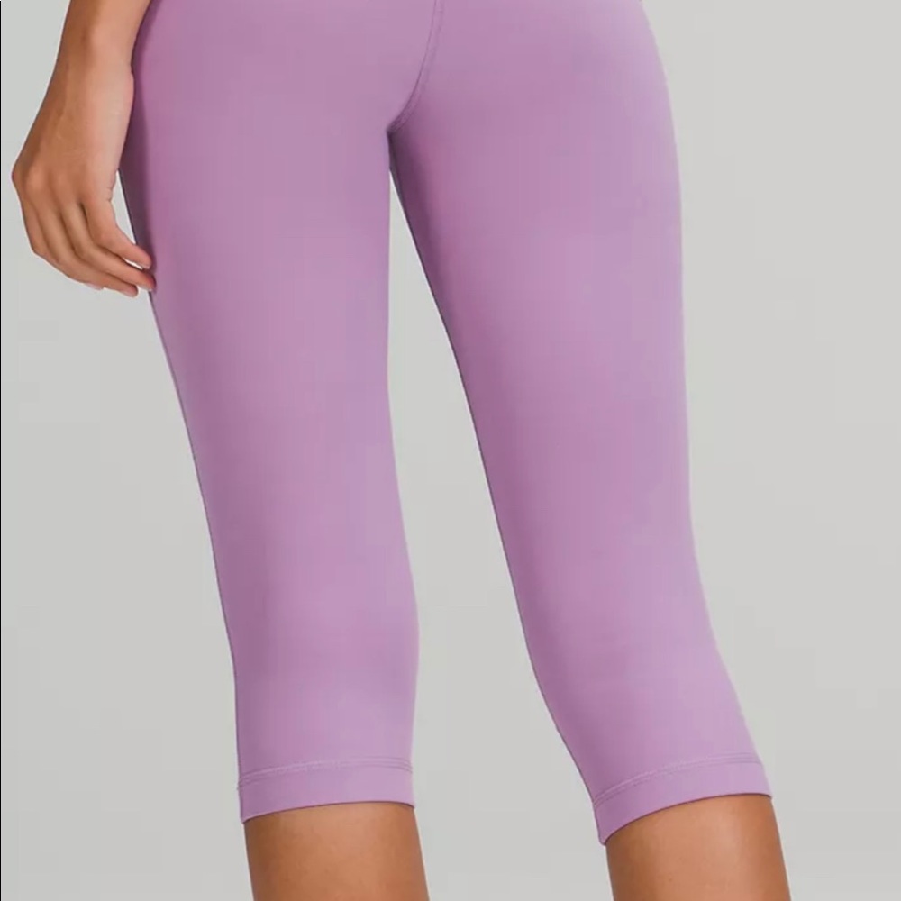 Lululemon Align High-Rise Crop 17” Wisteria Purple US 12